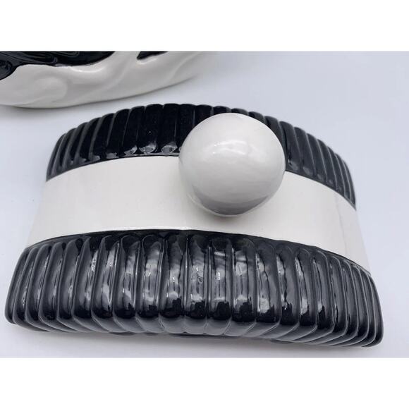 Oreo Milk Splash Cookie Jar Ceramic Cookies 9.5" Progressive Promotions *Crazing - Picture 4 of 16